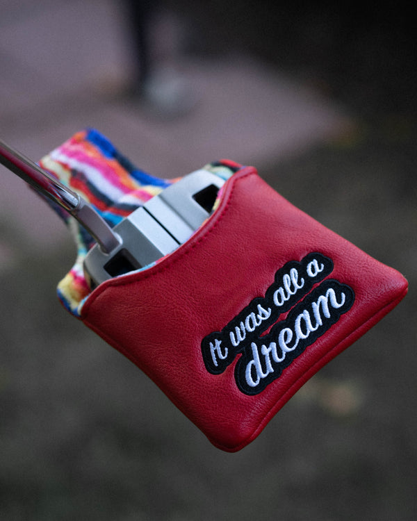 “Big Buckets" Mallet Putter Cover - Red