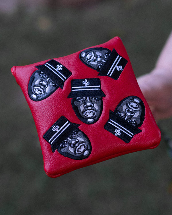 “Big Buckets" Mallet Putter Cover - Red