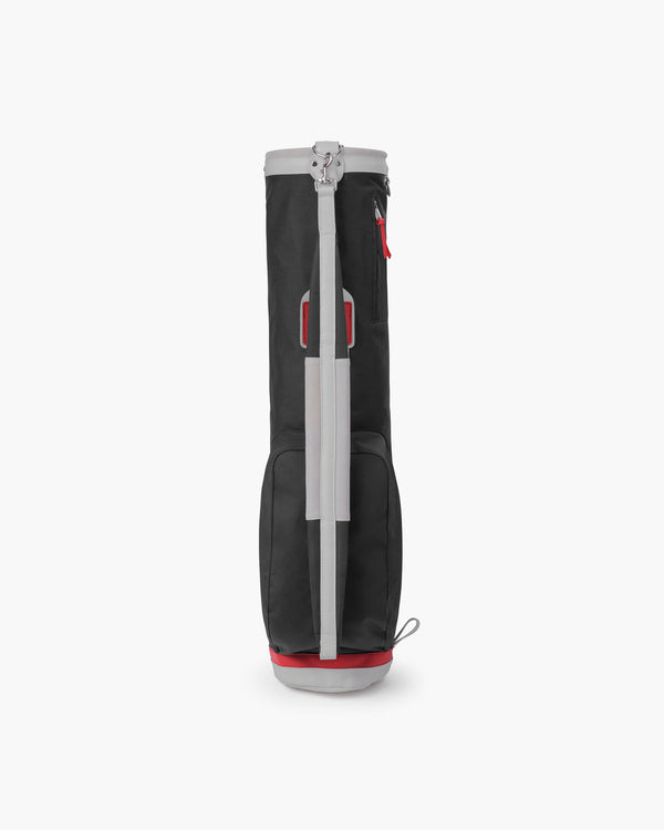 Black/Red Sunday Carry Golf Bag