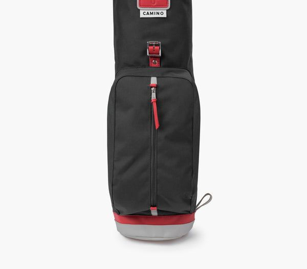 Black/Red Sunday Carry Golf Bag