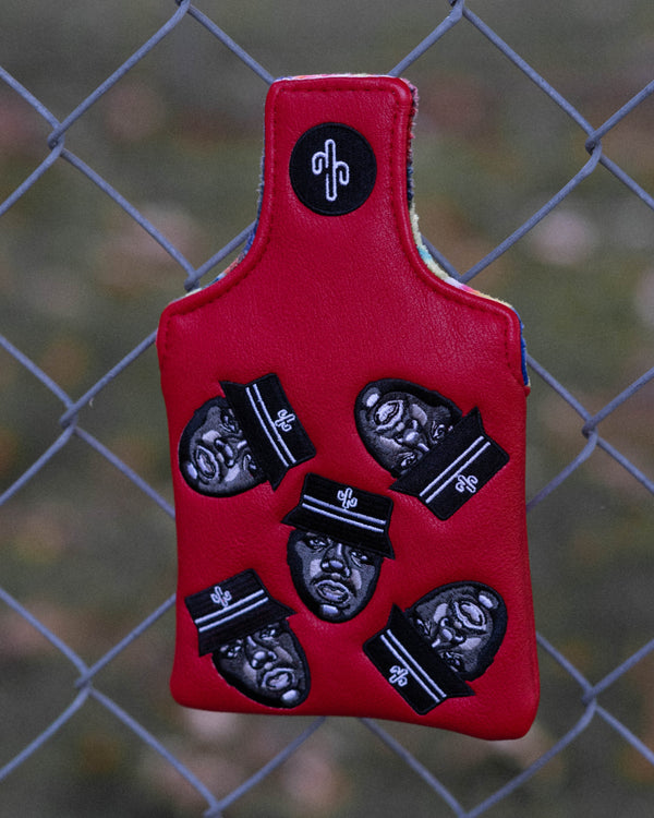 “Big Buckets" Mallet Putter Cover Red