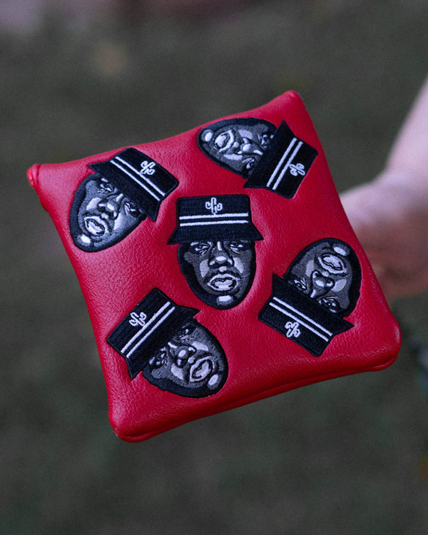 “Big Buckets" Mallet Putter Cover Red